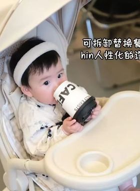 丸丫T6二代PLUS专用遛娃神器原装餐盘可拆卸吃饭辅食碗加大餐桌