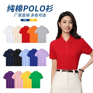 工作团体建服订做团队工衣短袖 印logo 纯棉T恤广告文化衫 T06polo衫