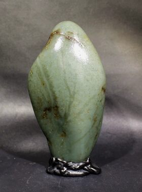 新疆和田玉珠宝奇石天然沙枣青玉
