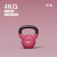 defoe solid iron kettlebells, home fitness equipment, cast iron dumbbells, kettlebells, professional strength training exercise for women thumbnail 2