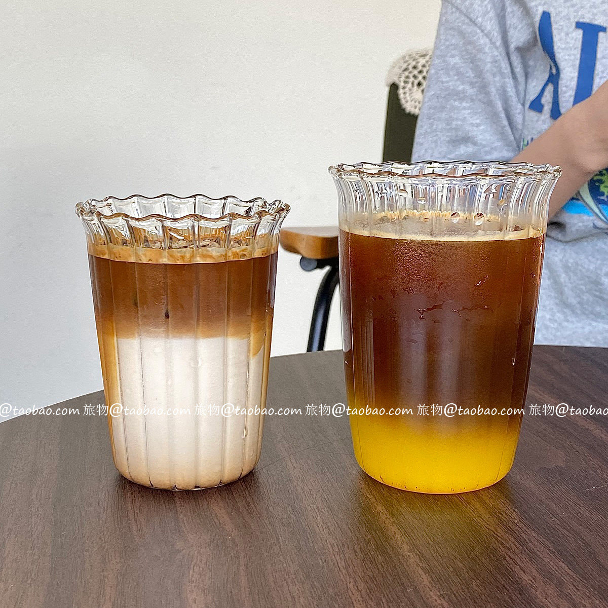 简约ins花蕾杯耐热玻璃咖啡杯