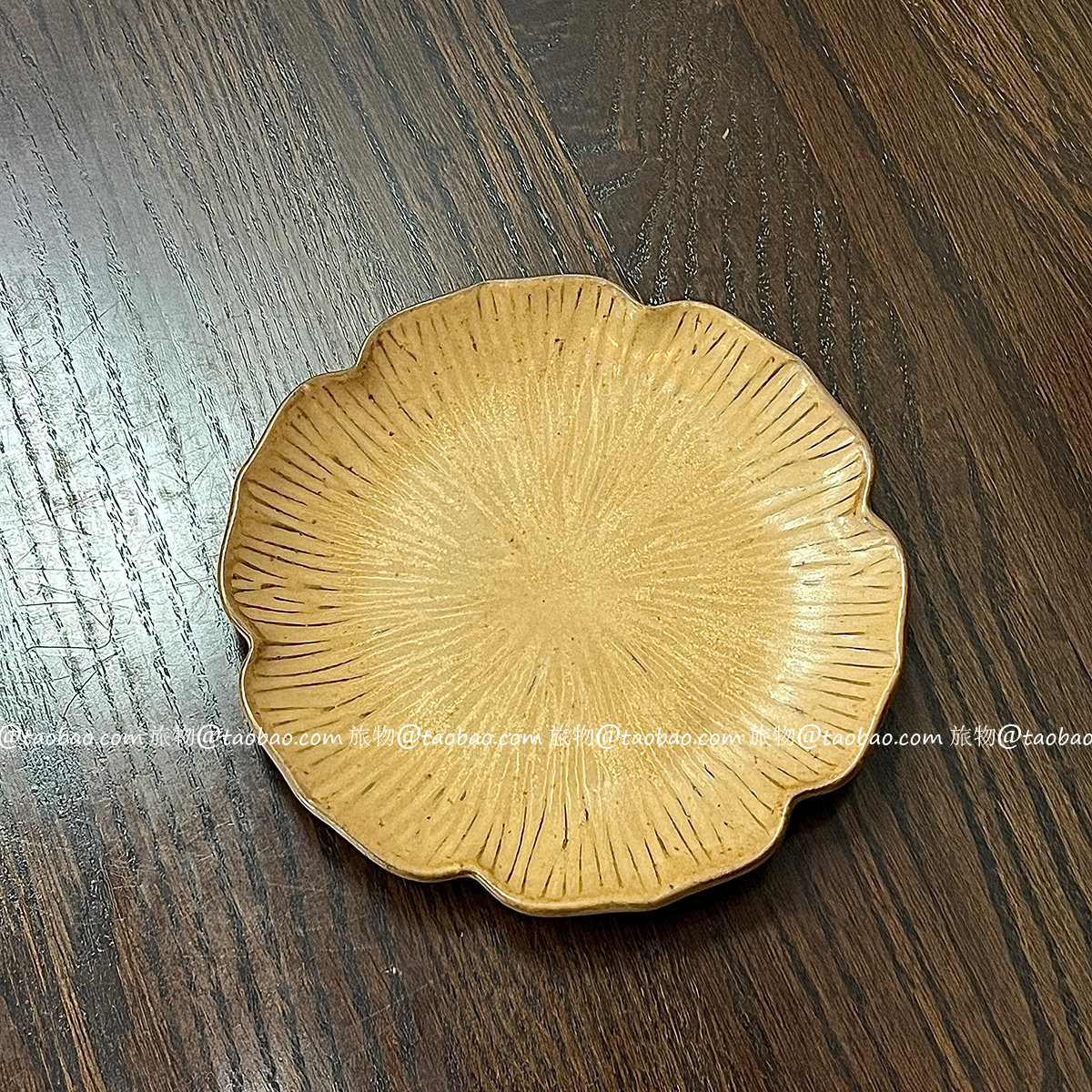 粗陶花瓣精致碟点心蛋糕水果碟子