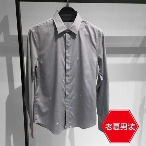 鸟系列秋冬新款男士蜜蜂休闲衬衣