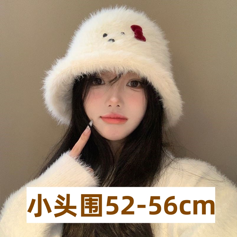 适合小头围的帽子秋冬鱼夫女帽