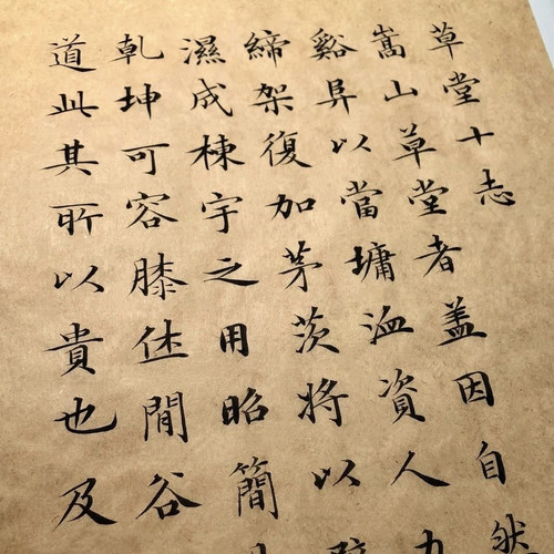 小楷防锈纸 仿古a4不洇墨  A4100张 书法专用古风 长卷油纸