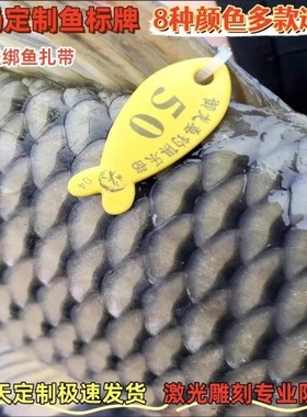 定制鱼标黑坑标鱼牌标鱼标签黑坑小鱼标幸运标钓鱼vip标识牌定做