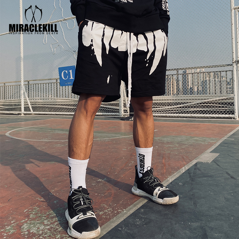 Miraclekill夏季宽松五分裤休闲