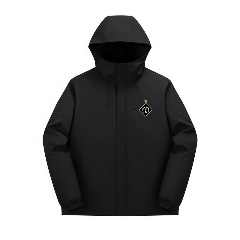 MIRACLE KILL秋冬新款双刀星星防水风衣棉衣外套男女同款