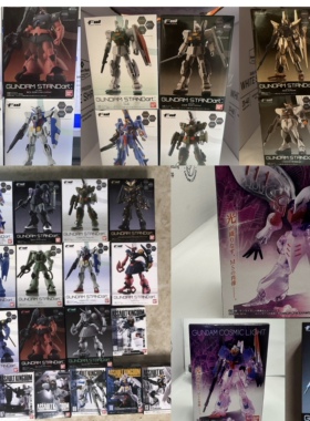 万代盒蛋 FW GUNDAMSTANDART 高达食玩 ASS 超可动 站姿模型 摆件