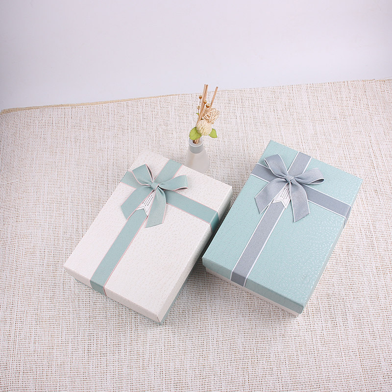 礼物盒包装盒精美韩版小清新长方形伴手礼盒护肤品围巾礼物盒定制