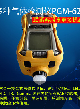美国华瑞PGM-6208六合一扩散式泵吸式MultiRAE有毒有害气体检测仪