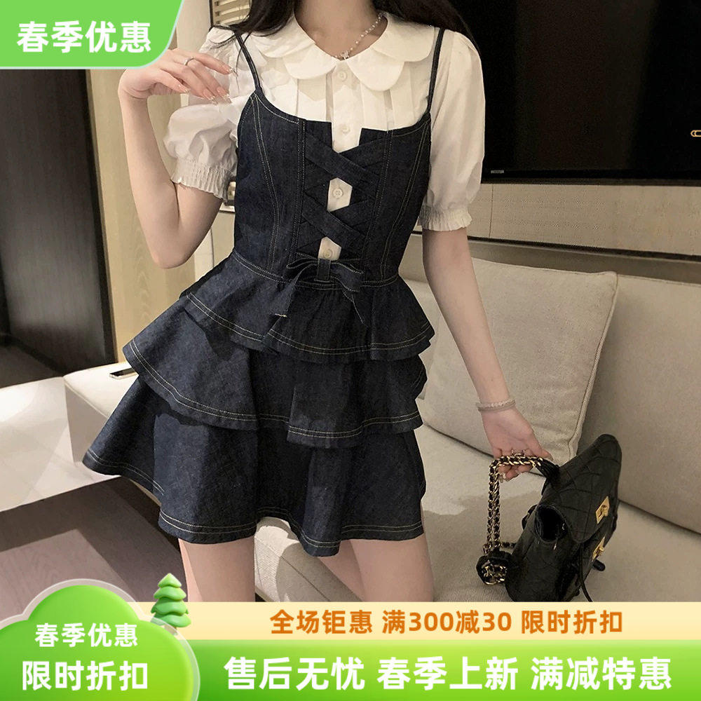 法式公主蓬蓬裙小个子甜