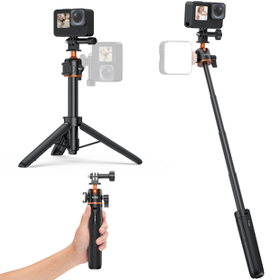 适用大疆action5pro/6手持杆影石自拍延长杆运动相机配件万向云台