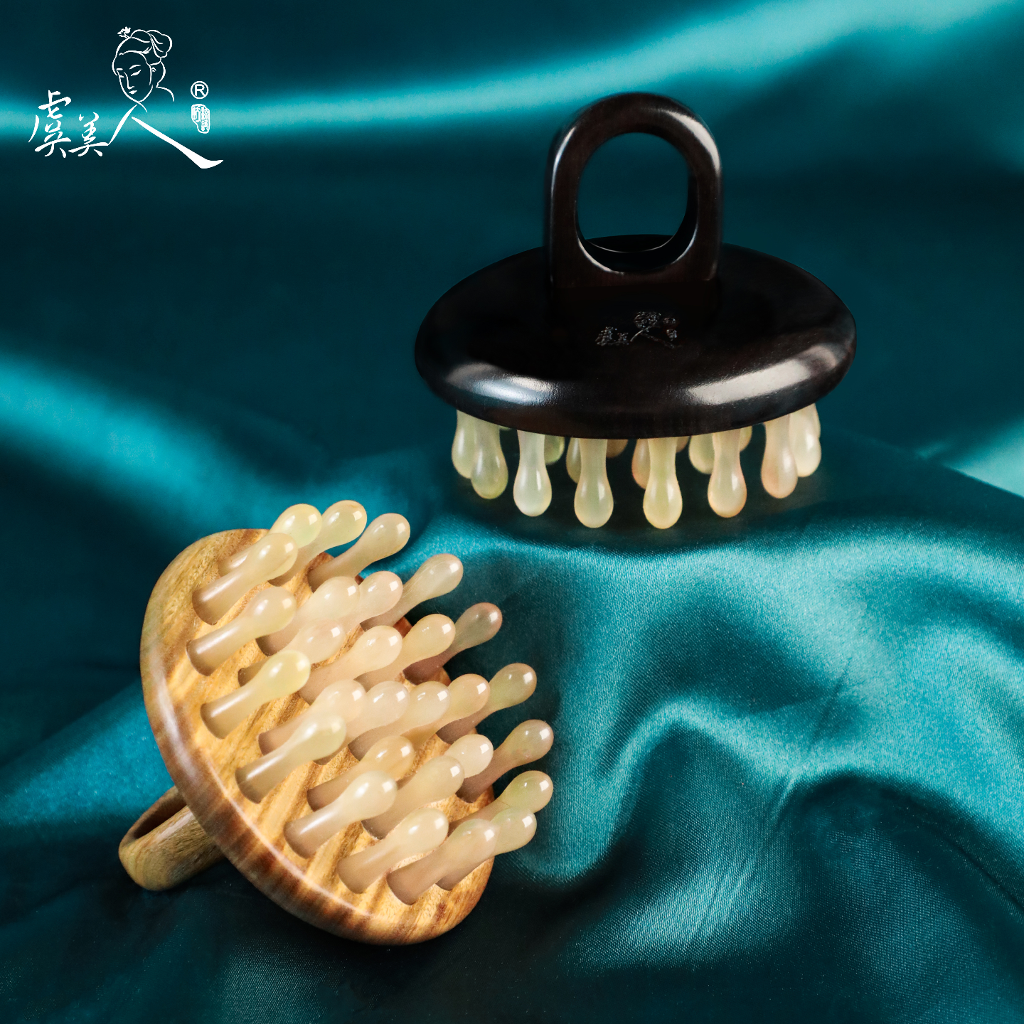 羊角梳按摩梳梳齿升级按摩舒适