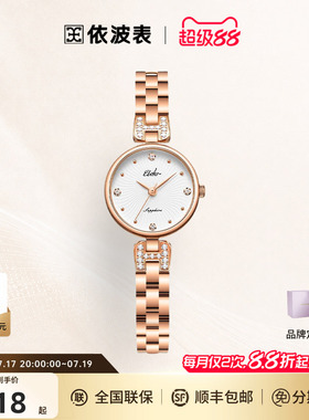 依波表女表时尚气质女款高级感链条石英表精致腕表送女友礼物5672