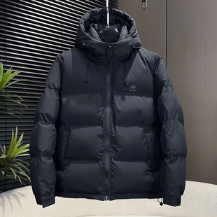 男士帅气外套加厚保暖连帽棉衣防风上衣棉袄男潮流高级感新款棉服