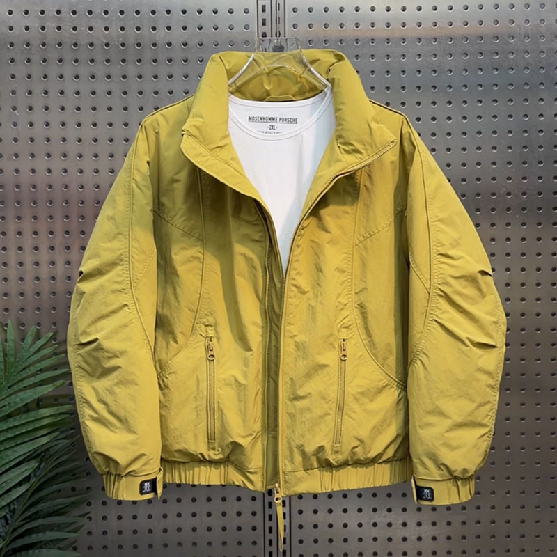 韩版立领羽绒服男士短款宽松休闲潮流百搭保暖防寒美式外套男休闲