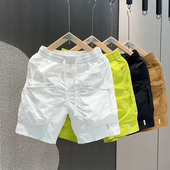 夏季 2026新款 百搭沙滩裤 五分工装 韩版 男士 男透气薄款 宽松直筒 短裤