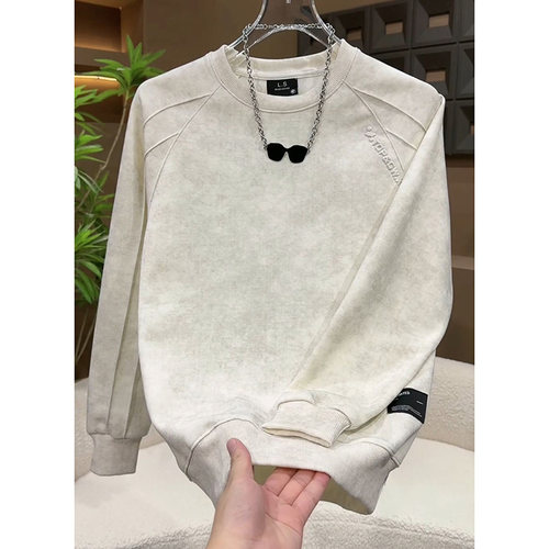 卫衣男美式潮牌春秋款长袖打底衫