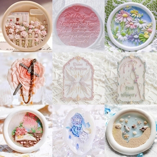 【铜头】火漆印章巧克力章头玫瑰贝壳可爱ins风DIY邮票信封请柬封