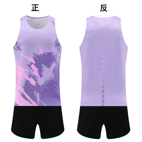 田径服定制背心速干透气比赛服