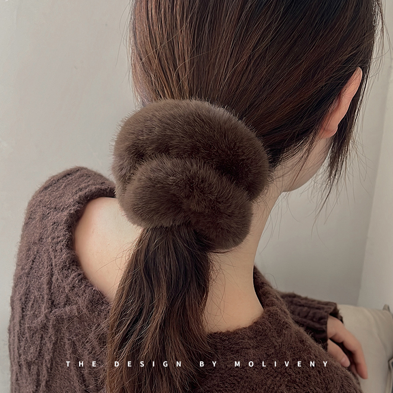 头绳毛绒时尚大肠发圈大号
