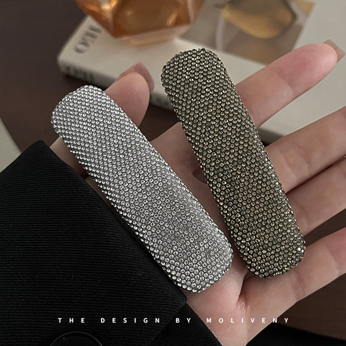 边夹水钻时尚气质bb夹发卡大号