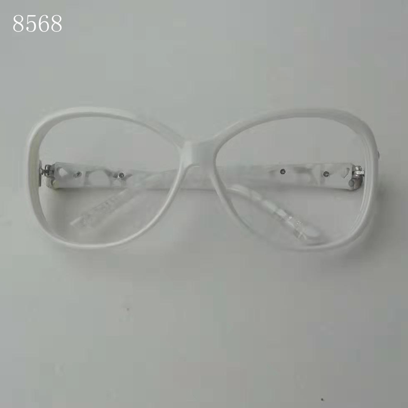 个性白色大框配时尚远视镜老花眼镜75/100/175/225/250/300度女