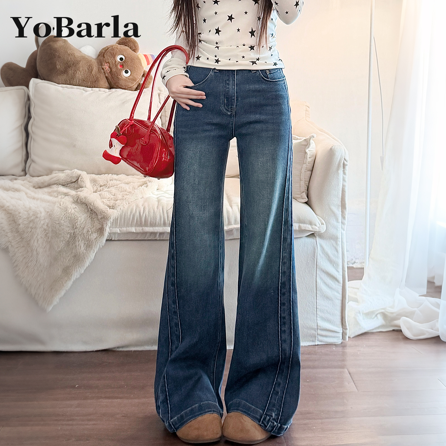 修饰各种腿型，百搭显瘦的牛仔裤