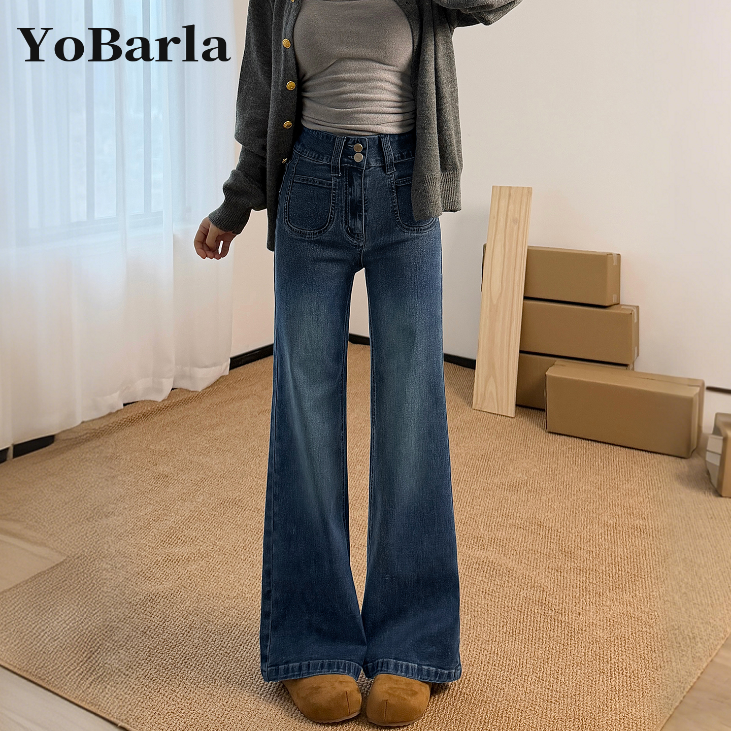 修饰各种腿型，超显瘦的牛仔裤！