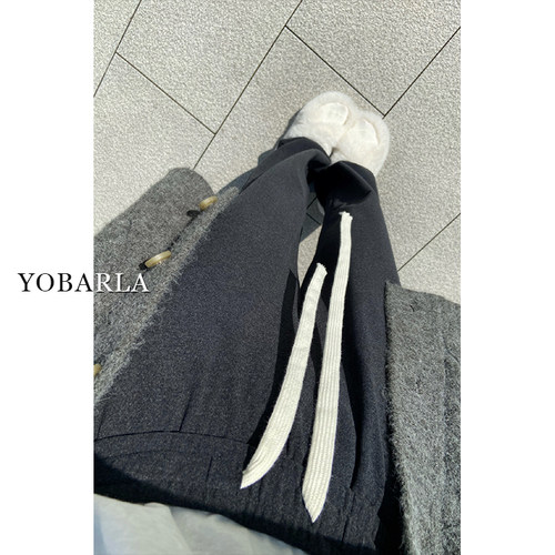 谁穿谁好看百搭显瘦款休闲阔腿裤