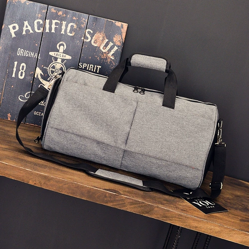 Вместительная и большая сумка для путешествий, спортивная сумка, туфли для йоги, в корейском стиле