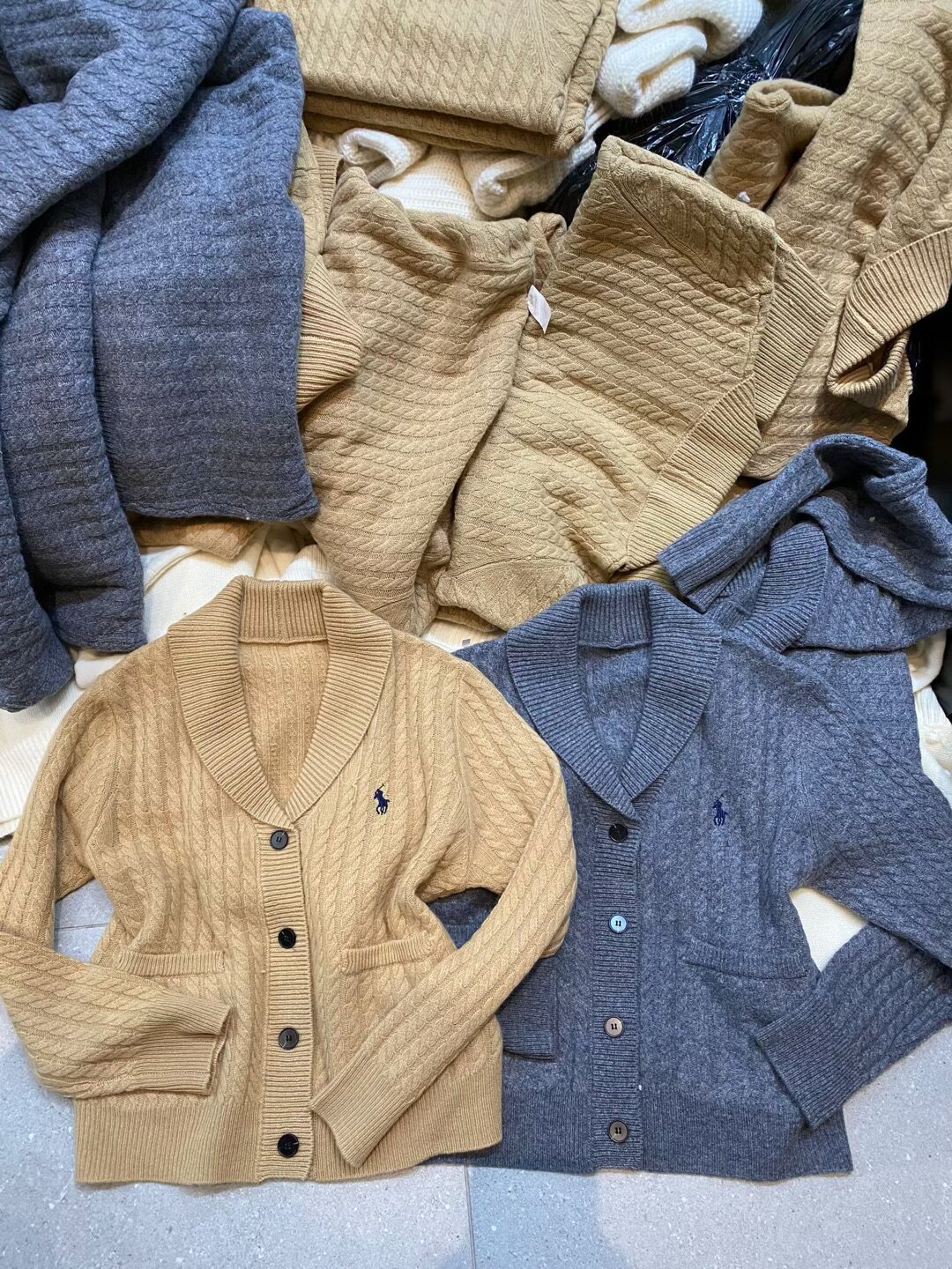 5583新品韩系翻领麻花针织开衫秋冬百搭显瘦毛衣外套上衣