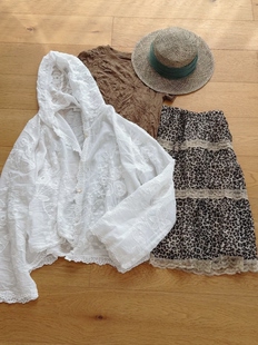 韩系新款 女轻薄防晒衣长袖 衬衣开衫 重工刺绣连帽领纯棉衬衫