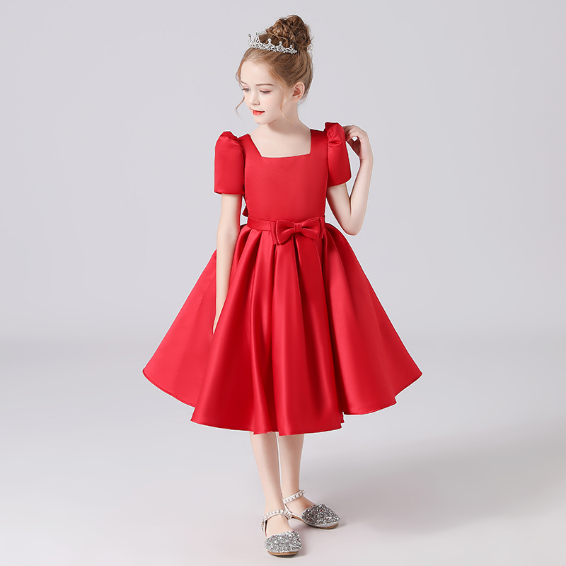 迪迪淘儿童礼服公主裙高端小女孩生日表演礼服裙女童钢琴演奏礼服