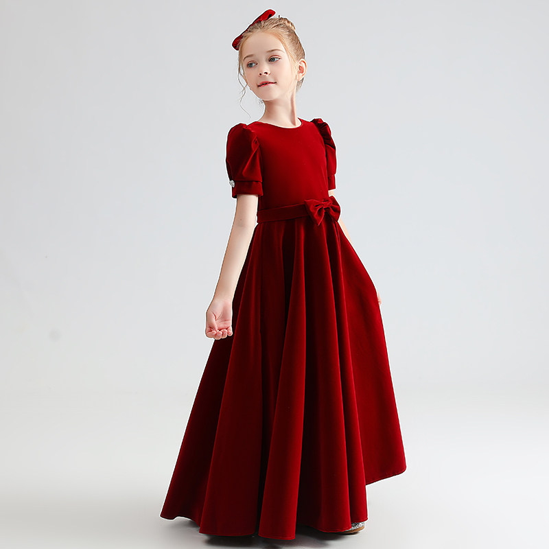 迪迪淘儿童高端礼服女童钢琴演奏演出服中大童管弦乐团朗诵表演服