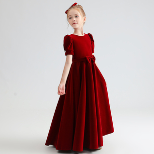 迪迪淘儿童高端礼服女童钢琴演奏演出服中大童管弦乐团朗诵表演服