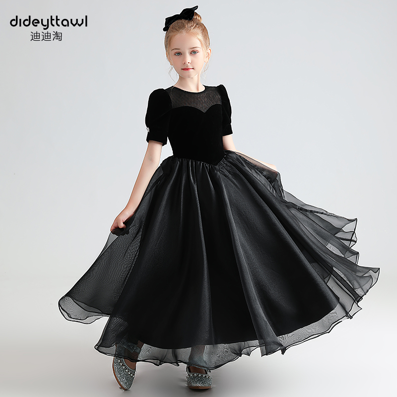 公主裙儿童礼服迪迪淘赫本风