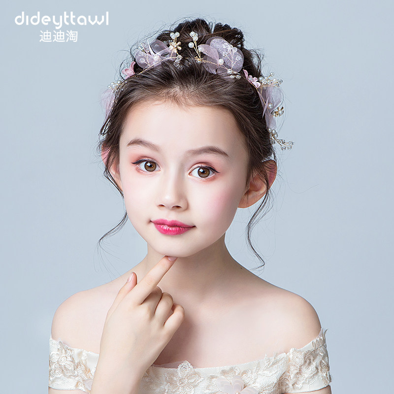 珍珠花环森系超仙百搭演出头饰