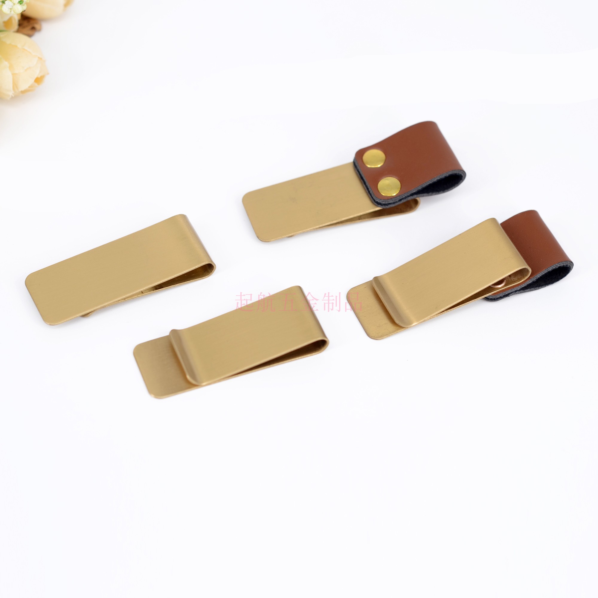 黄铜票据夹收纳夹活页