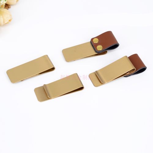 黄铜票据夹收纳夹活页