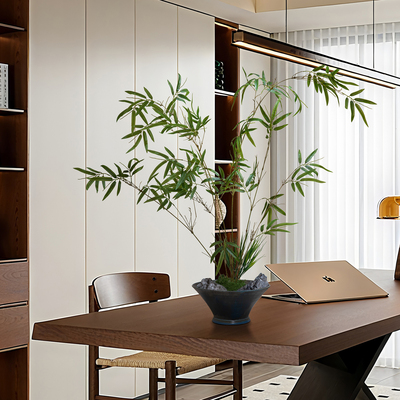 海虹雅林假绿植装饰仿真室内竹子新中式宋氏美学客厅装饰摆件茶室