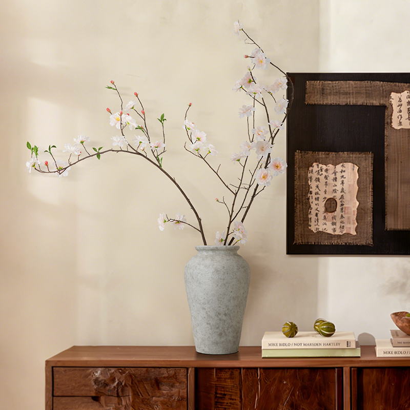 海虹雅林仿真花高级感逼真客厅餐桌电视柜轻奢高端中古装饰摆件