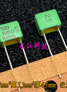德国 WIMA 威马 FKP 390pf 391 100v 63v 2.5% 铜脚 发烧音频电容