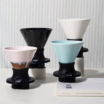 聪明杯手冲咖啡V60滤杯陶瓷美式