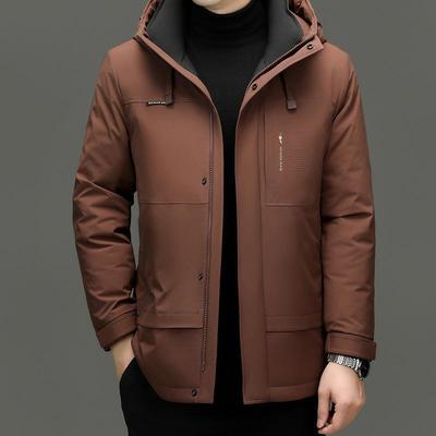 加厚短款外套保暖连帽立领休闲