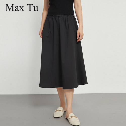 半身裙MaxTu显瘦中长优雅