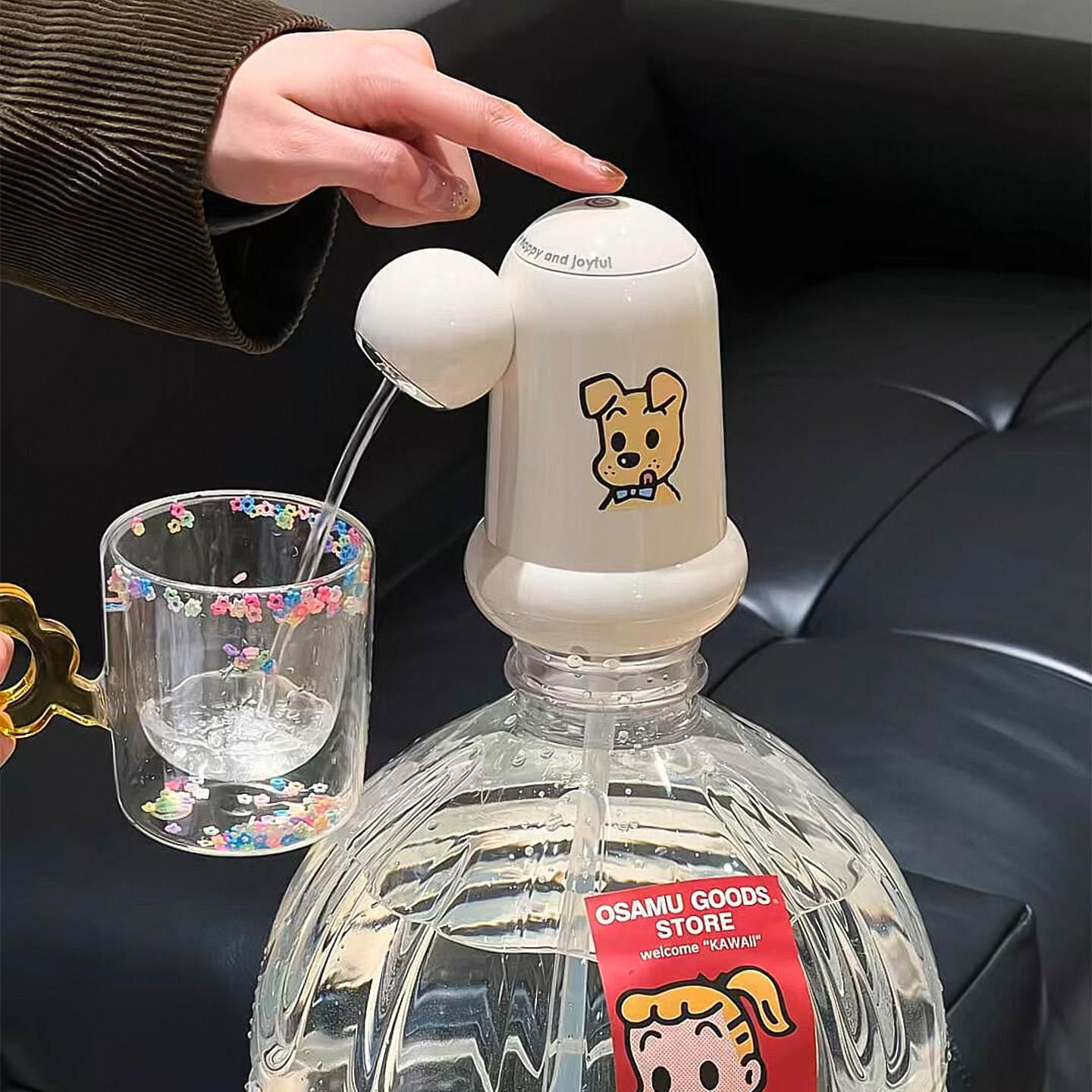 原田治电动抽水器双泵触摸感应桶装水饮水机纯净水桶自动抽水泵