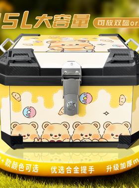 电动车大容量后尾箱通用爱玛露娜pro九号Q80c85c大拉摩托车后备箱