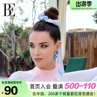 百搭发饰颈饰包饰 BE范德安小红心系列女士发圈可拆卸飘带时尚